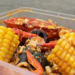 Seafood Mix (kepiting, Udang, Cumi, Kerang Hijau, Kerang Dara, Jagung)