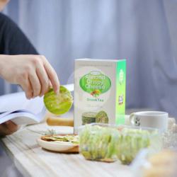 Almond Green Tea Cheese - Wisata Rasa