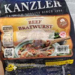 Kanzler Beef Bratwurst 360gr