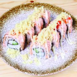 Salmon Crispy Roll ( 8 Pcs )