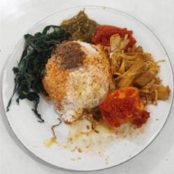 Nasi Rames Telor Balado