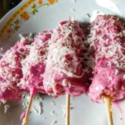 Sate Pisang Strawberry Keju