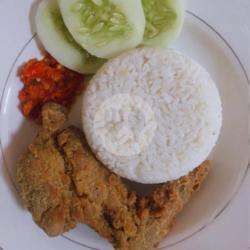 Paket Wings Geprek   Nasi