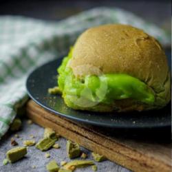 Roti Kukus Panggang Srikaya Pandan