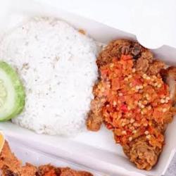 Nasi Ayam Sambel Geprek