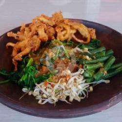 Nasi Pecel Jamur Tiram