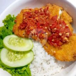 Nasi Katsu  Geprek