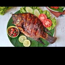 Nasi   Nila Bakar Rempah Komplit