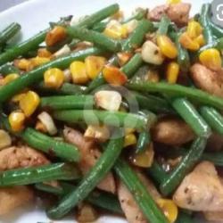 Oseng Ayam Filet Campur Jagung Kacang Panjang