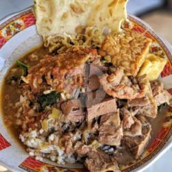 Pecel Kuah Rawon Simbok