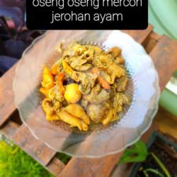 Oseng- Oseng Mercon Jerohan Ayam Kampung