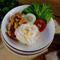 Crispy Chicken   Nasi