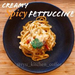 Spicy Creamy Fettucine