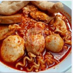 Seblak Bakso Bola Ikan Dumpling