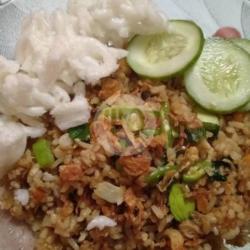 Nasi Goreng Mawut Ikan Asin