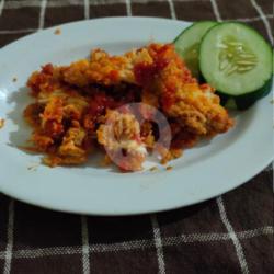 Paket Geprek Chicken Strips Sambal Manis Pedas