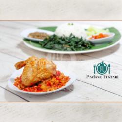 Nasi Ayam Balado (dada/paha Atas)