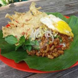 Nasi Pecel Telor Dadar Atau Ceplok