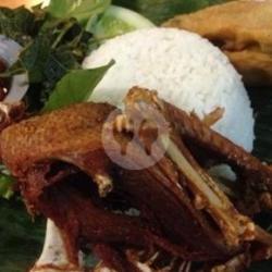 Bebek Dada Goreng   Nasi