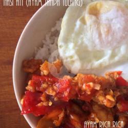 Nasi Att (ayam Tanpa Tulang) Rica-rica