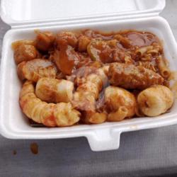 Seblak Seafood Spesial(shrimptail 2,chikua 3,mix Batagor Mini, Tahu Kering, Otak, Kerupuk Mlehoy Macaroni Mix)