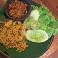 Nasi   Patin Kremes   Sayur   Sambal