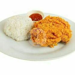 Nasi   Paha Atas Krispy   Sambal