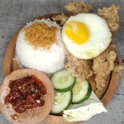 Nasi Kulit Telor Ceplok