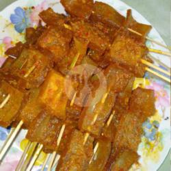 Sate Cecek (kulit Sapi)