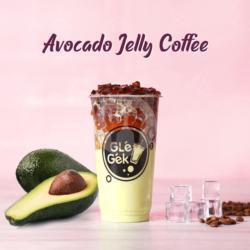 Ice Avocado Jelly Coffe