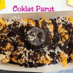 Pisang Kremes Coklat Parut - Keju