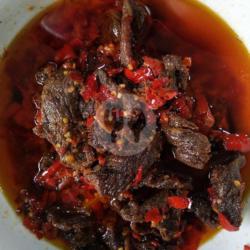 Nasi Bungkus Sambal Dendeng Kering