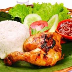 Ayam Bakar Bandung   Nasi