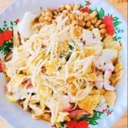 Combo Bubur Ayam Lengkap 4 Tusuk Sate(bebas Pilih)