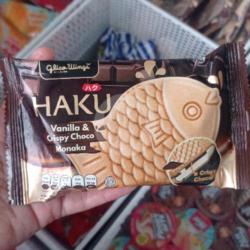 Haku Vanilla Crispy Choco Monaka