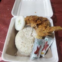 Nasi Putih   Kentucky Sayap Sambel Saset