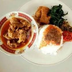 Nasi Cincang  Es Te Manis Krupuk Kaleng