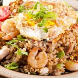 Nasgor Seafood   Telor Ceplok