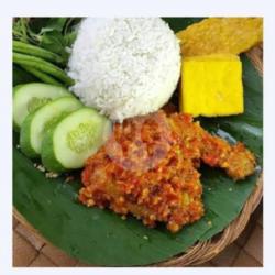 Ayam Goreng Penyet   Nasi