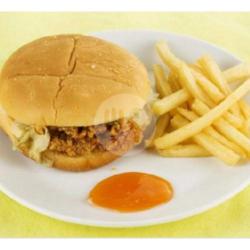 Burger Ayam Crispy   Kentang