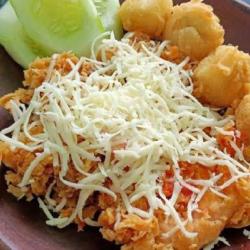 Ayam Crispy Geprek Keju (tanpa Nasi)