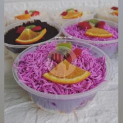 Salad Buah Dressing Topping Taro