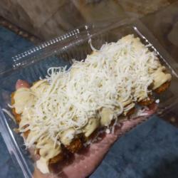 Pisang Crispy Tiramisu Topping Keju