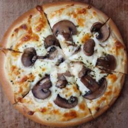 Mushroom Alfredo Pizza S