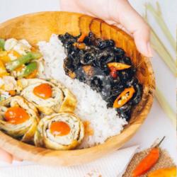 Ricebowl Cumi Masak Hitam