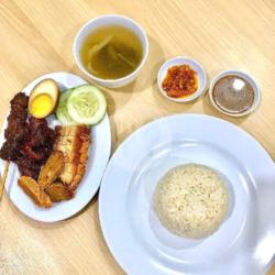 Nasi Campur Special Chasiu Garing Madu Kencono