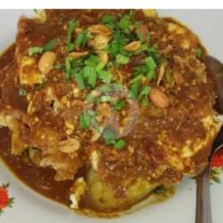 Lontong Tahu Goreng Bumbu Kecap