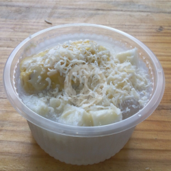 Sop Durian Topping Keju