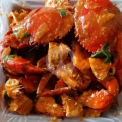 Seafood Kombinasi Saus Padang, Porsi Sedang