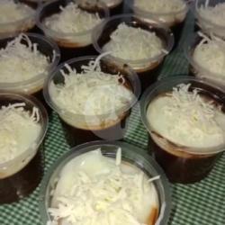 Puding Cokelat (toping Fla Vanilla   Keju)